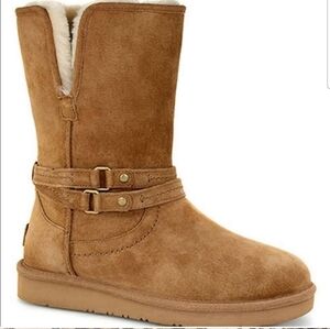 UGG Palisade Women's Tan Suede Fleece Boots- Size 7